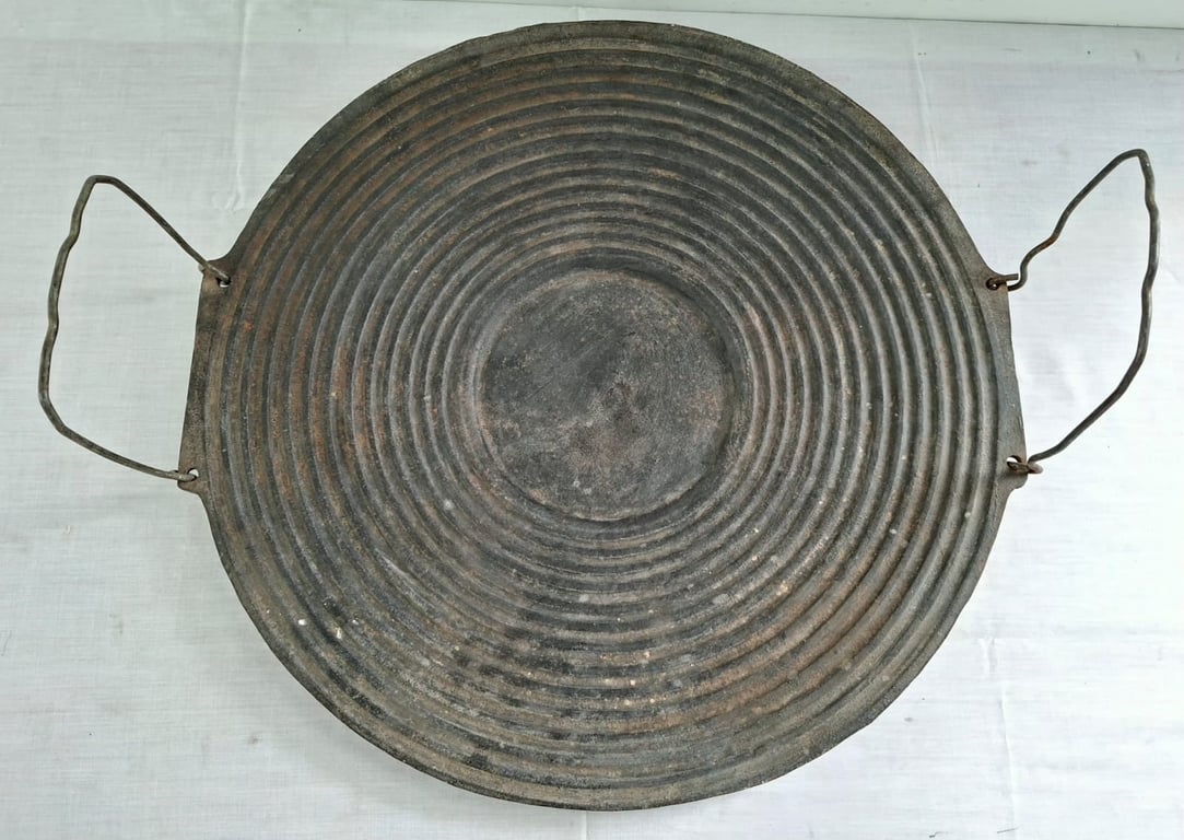 Vintage Galvanised Steel Braai / Cooking Plate