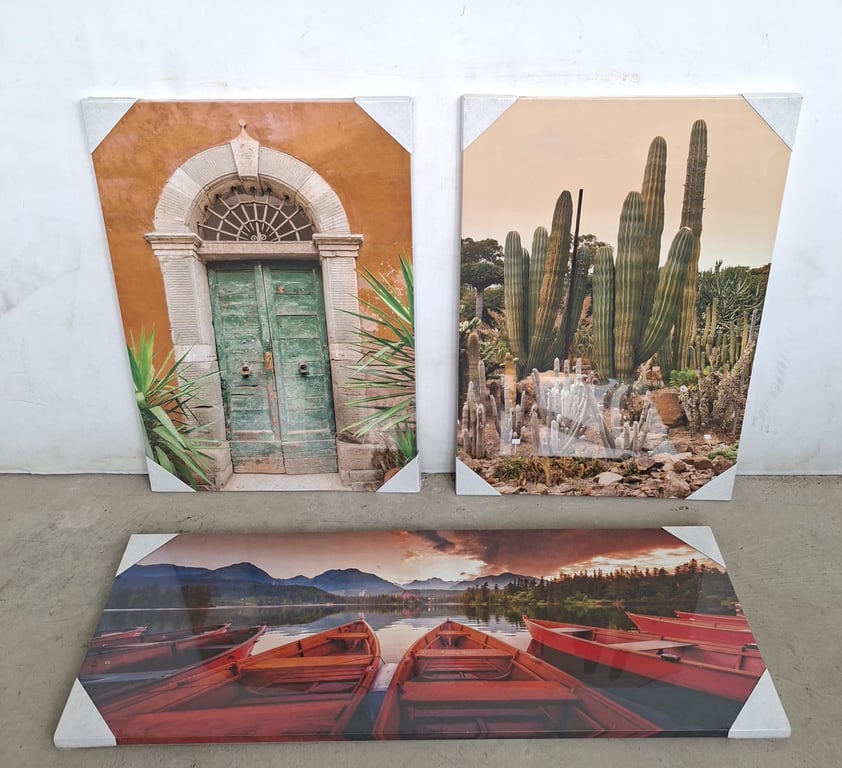 Canvas Art Prints bid per piece