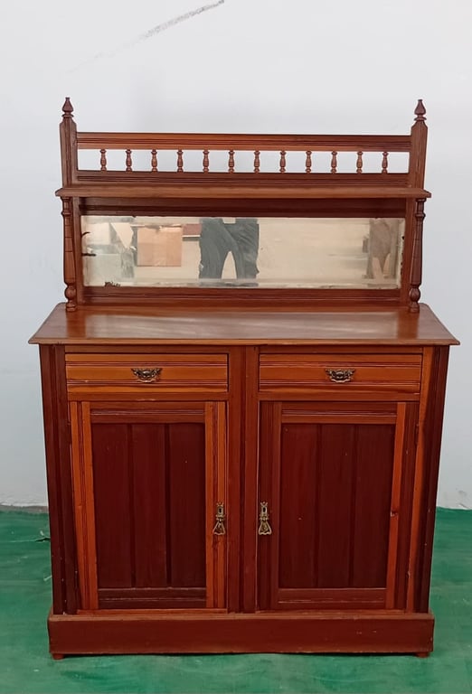 Victorian Style Chiffonier with Mirror Back