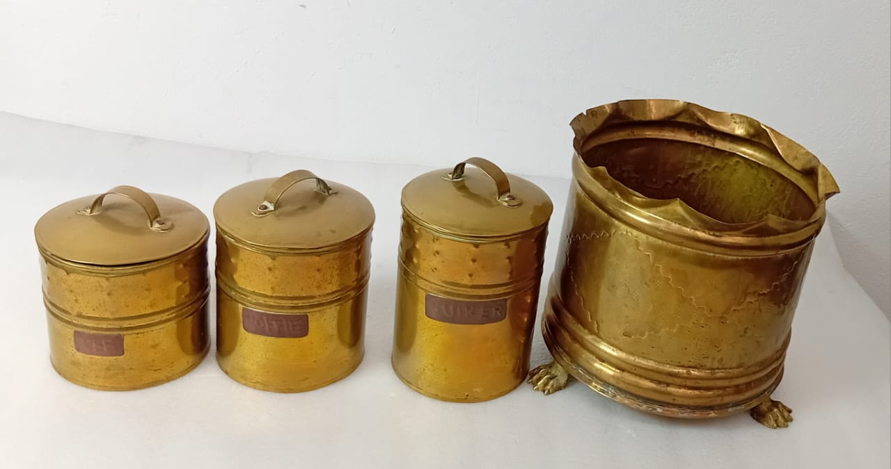 Vintage Brass Containers
