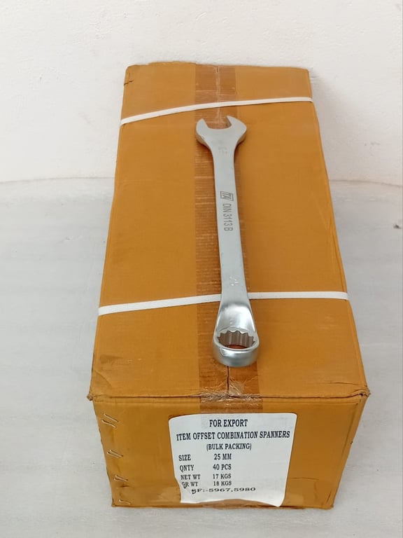 40 x Offset Combination Spanner 25mm