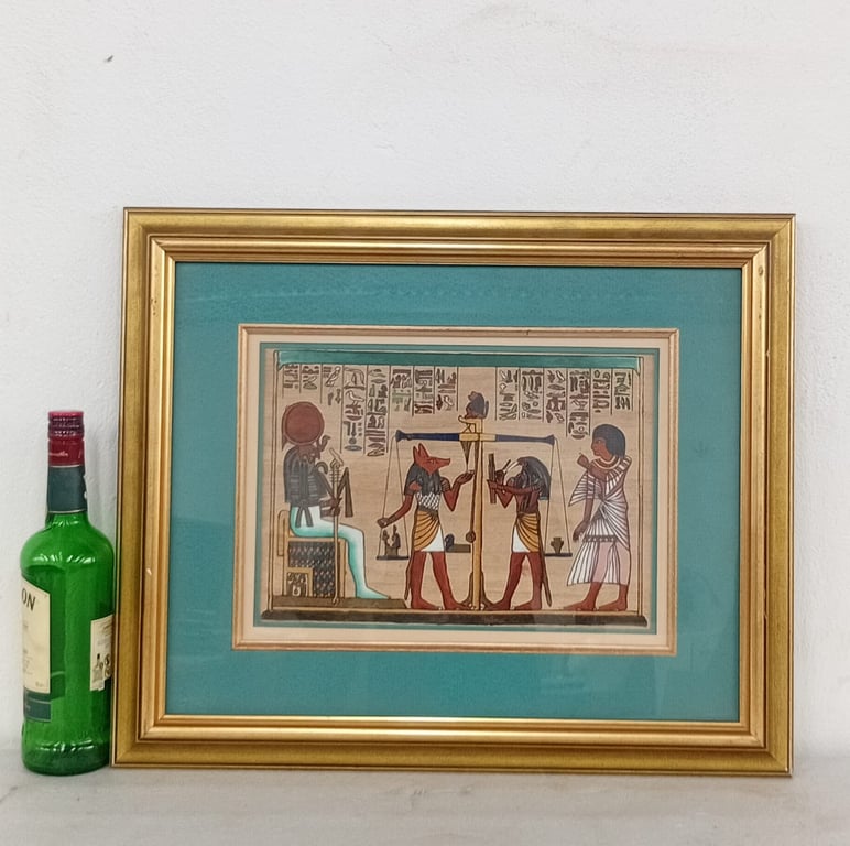 Framed Egyptian-Style Artwork