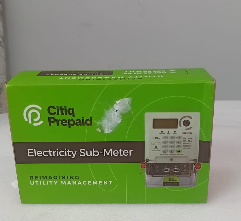 5 X Electricity Sub-Meter - price per piece