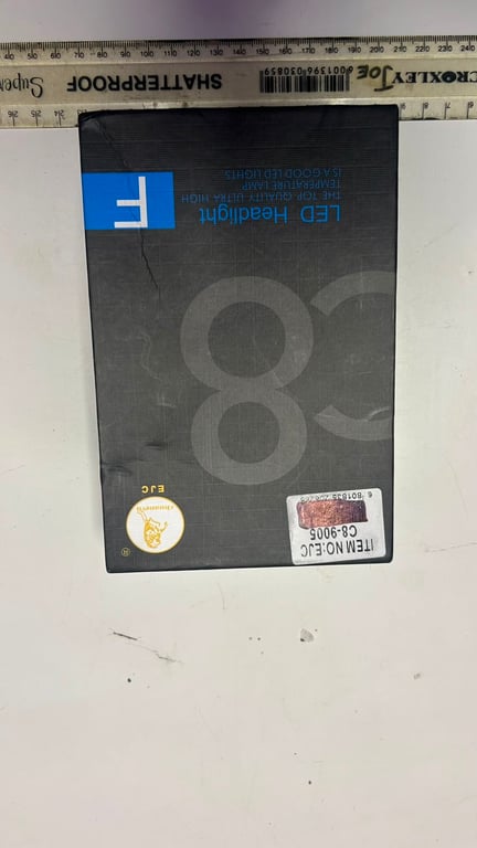 C8 LED headlight kit identified by the item number C8-9005 fog light and fan cooled technology BRAND NEW
