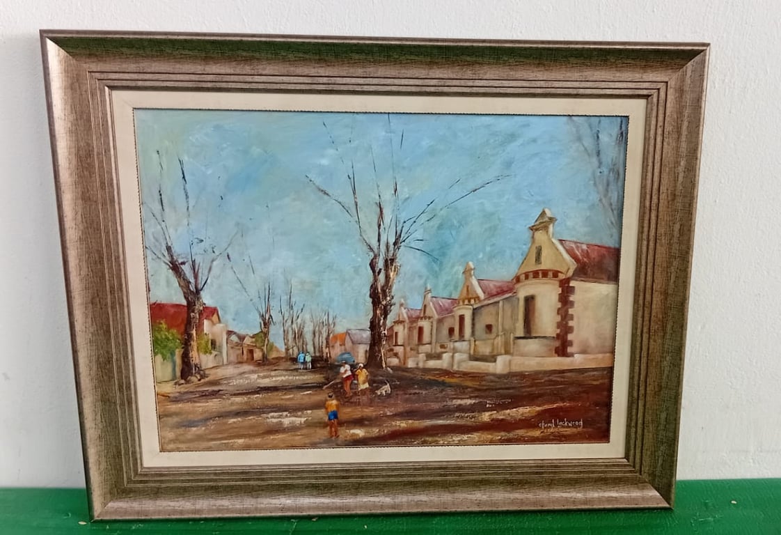 Framed Oil Painting