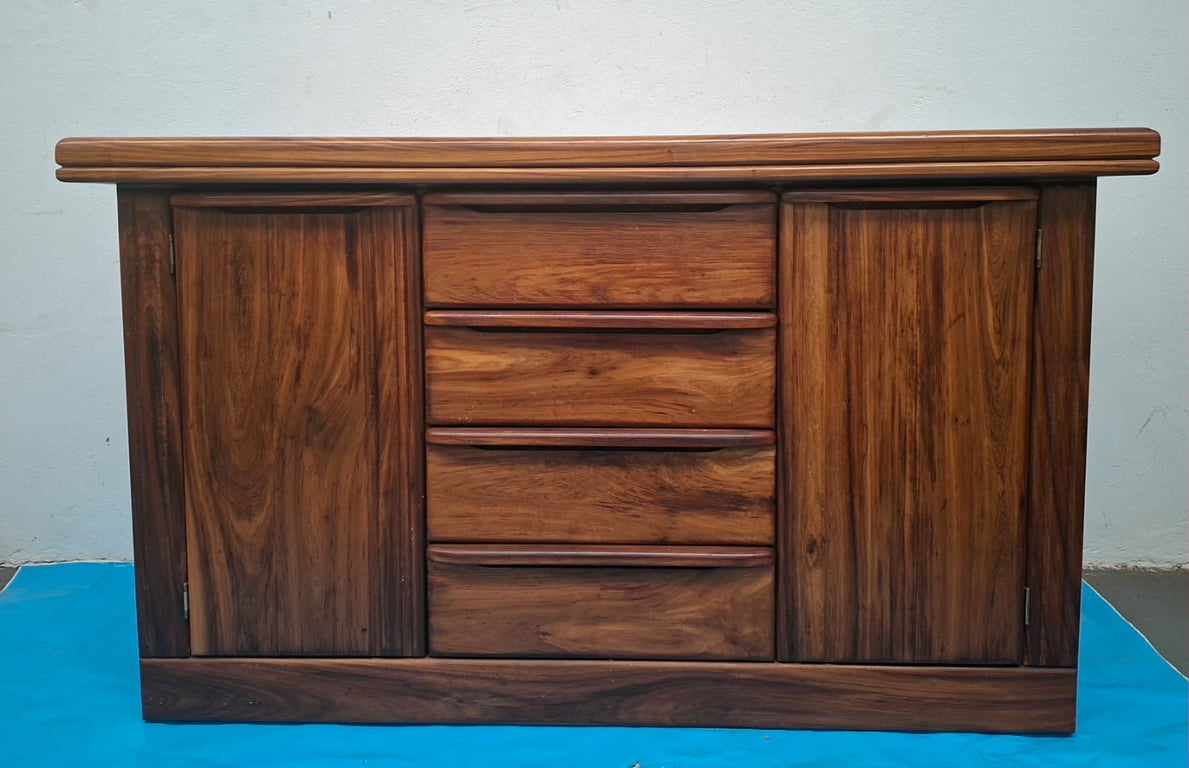 Imbuia Wood Sideboard / Storage Cabinet