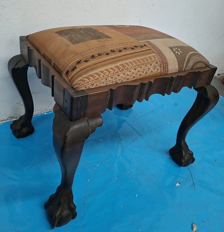 Queen Anne Style Footstool