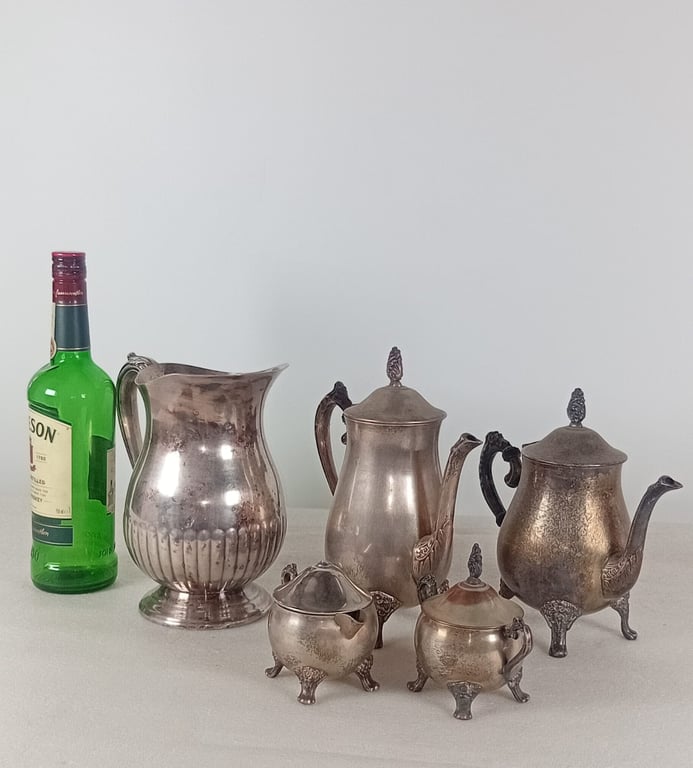 Vintage Silverplate Tea & Coffee Service Set – 5 Pieces