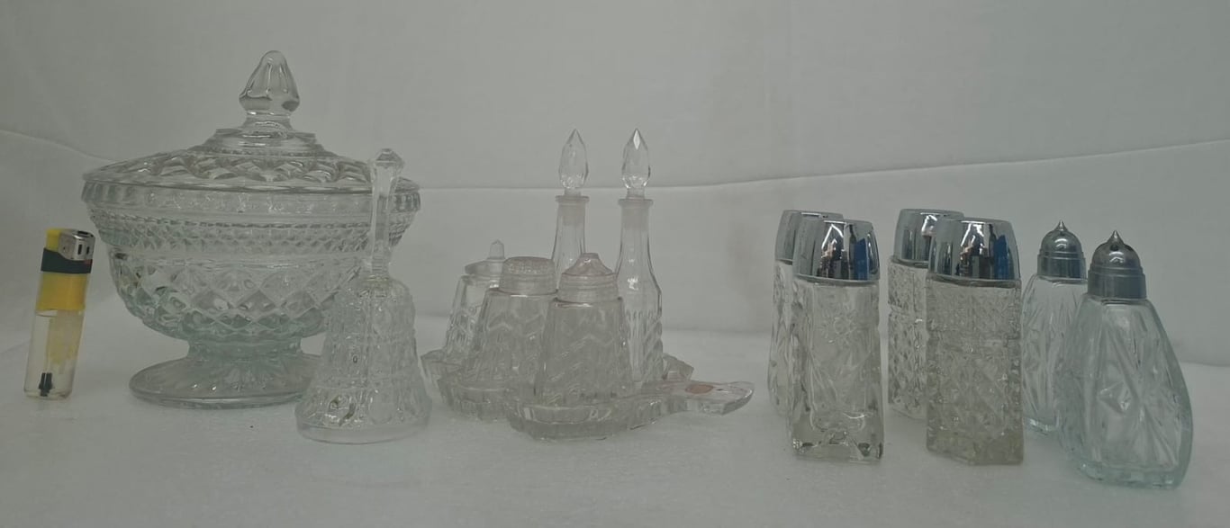 Vintage Cut Glass Tableware