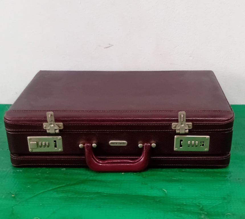 Vintage leather briefcase