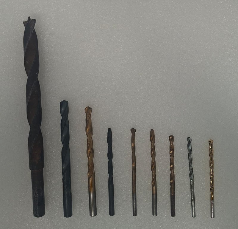 Various Drill Bits  x 9