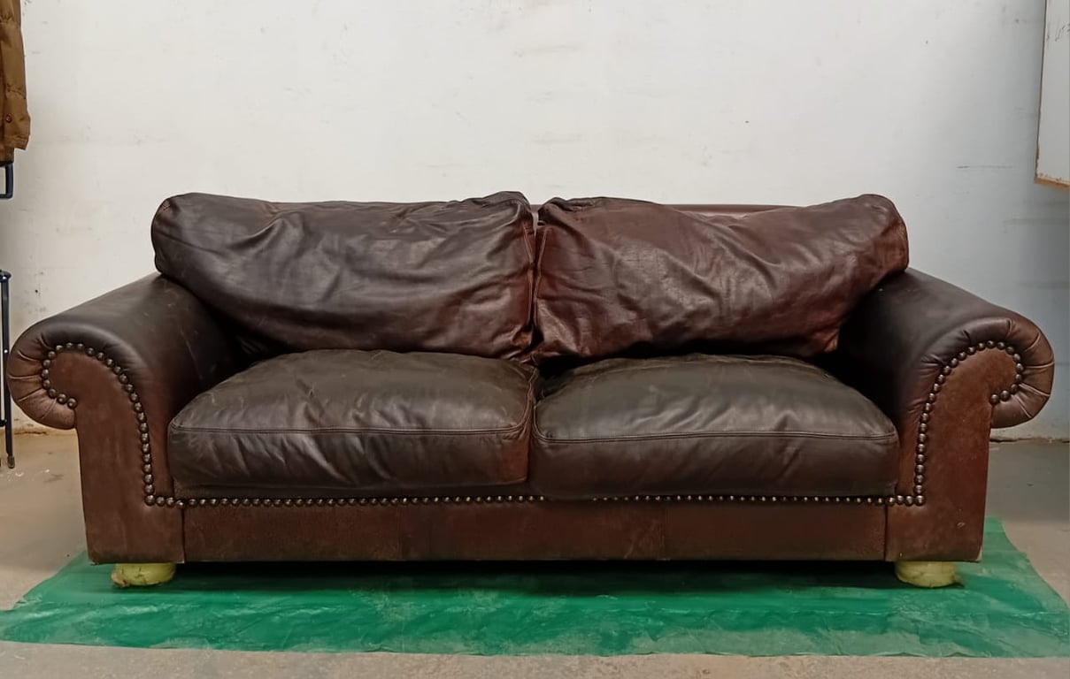 Coricraft Two-Seater Leather Couch