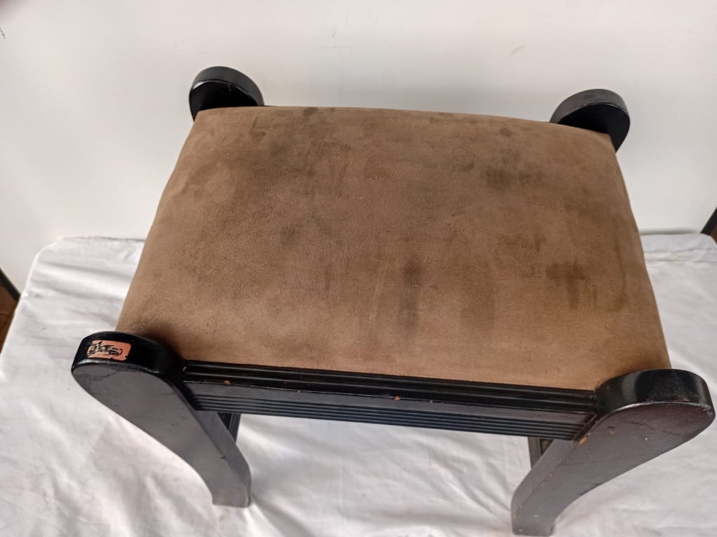 Vintage Upholstered Stool