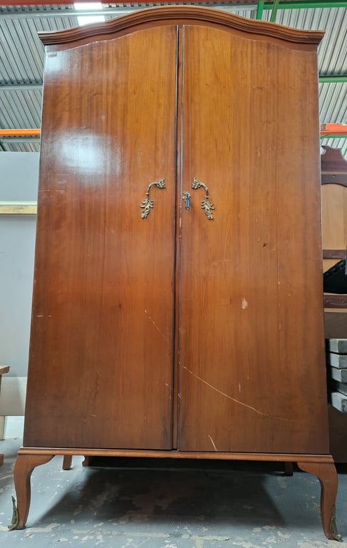 Vintage Imbuia Wood  Wardrobe (WAP)