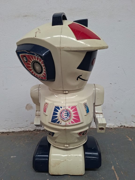 Large Vintage Plastic Robot Toy