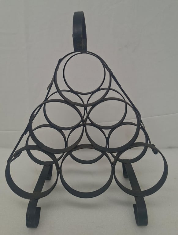 2 x Vintage Wrought iron Wine Racks