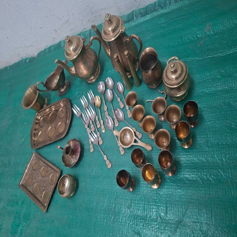 Collection Of Vintage Brass Ornaments