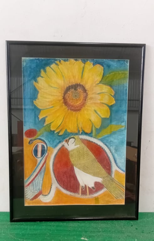Framed Water Color Painting