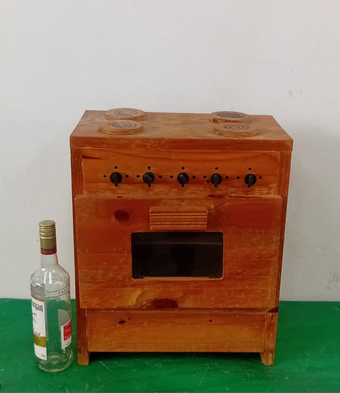 Wooden Play Stove