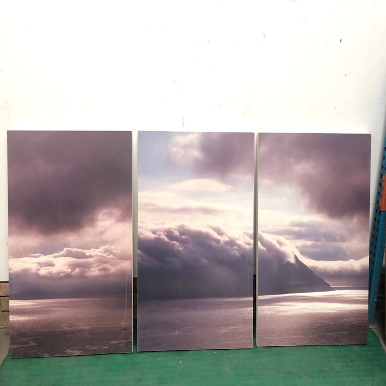 Joblot Of 3 Sets Of Canvas Prints & Paintings