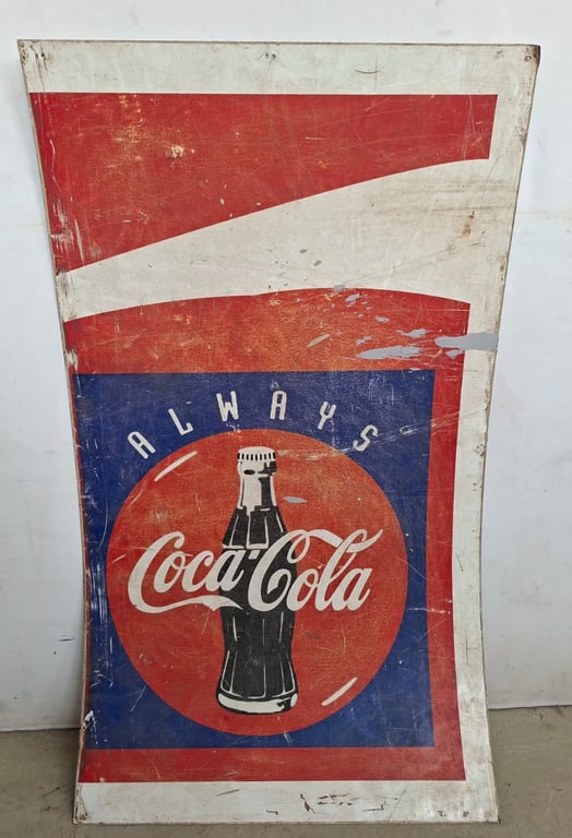Vintage Coca-Cola Advertising Metal Sign