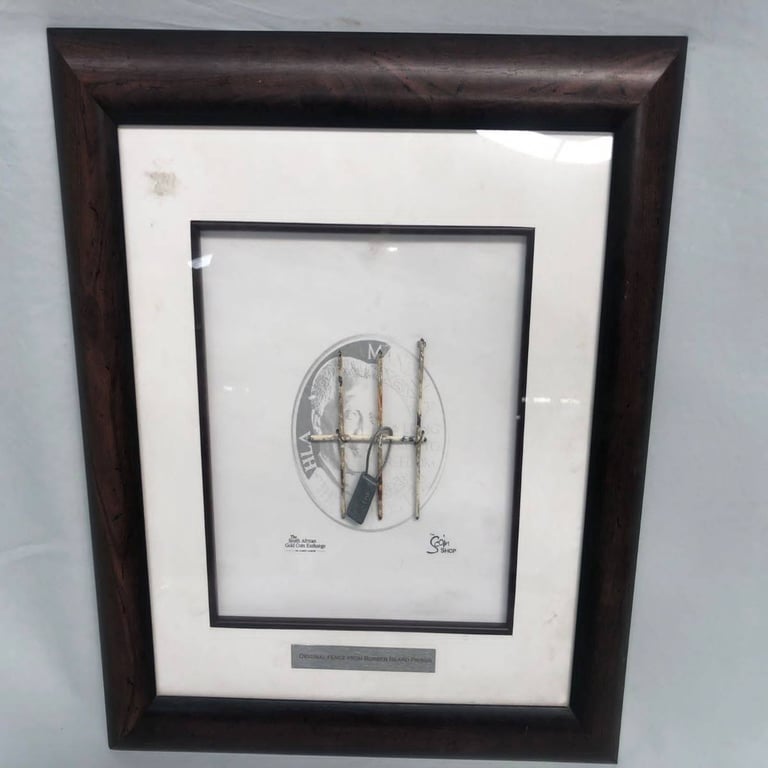 Framed Piece Of Art & Cold Steel Knife
