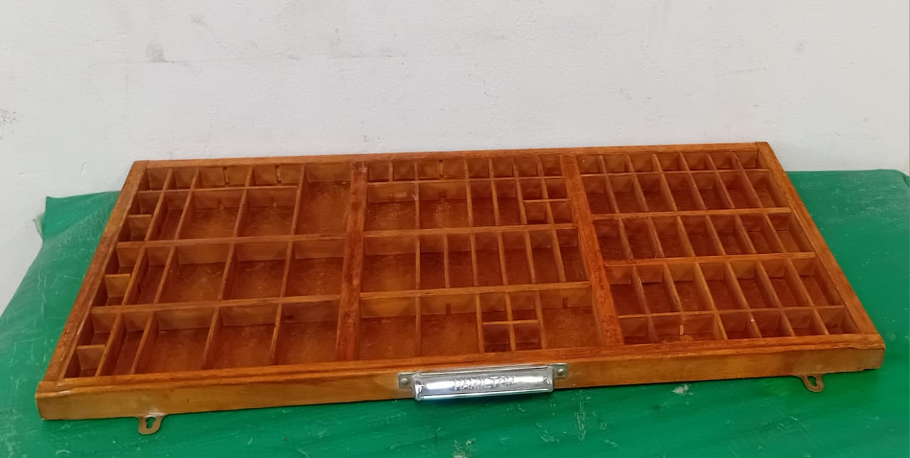 Vintage Printer's Tray