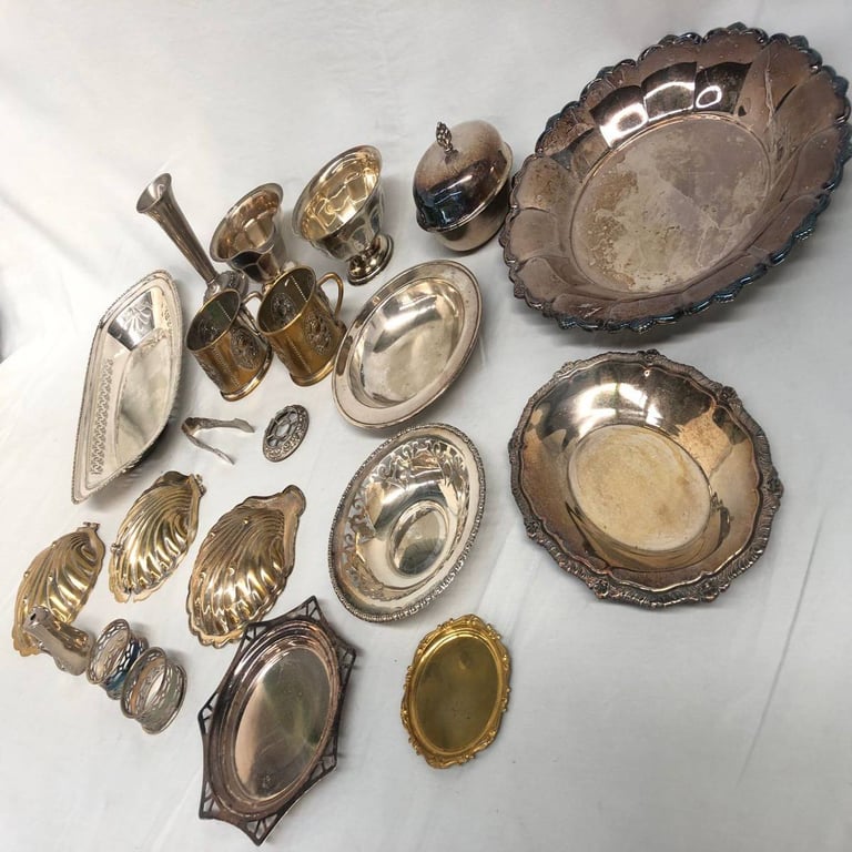 Collection Of Silver Plated Household Items