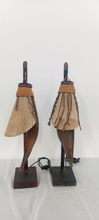 Two Decorative Table Lamps