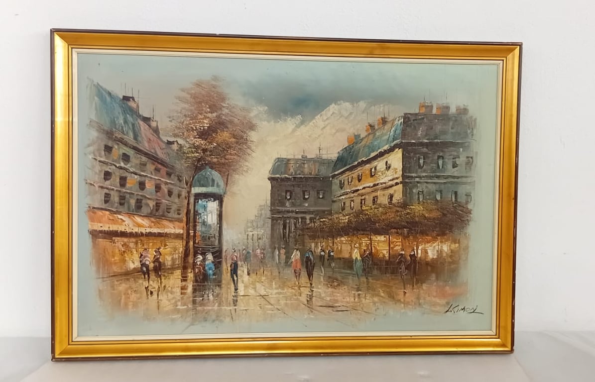 Framed Oil Painting
