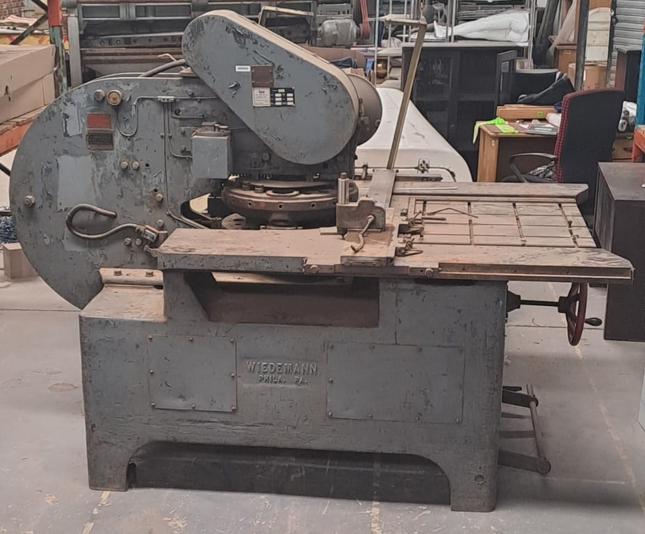 Wiedeman Press Sheer Metal Punching Machine
