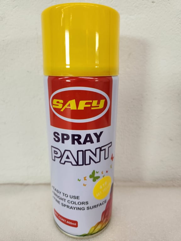 Safy Spray Paint Art Yellow