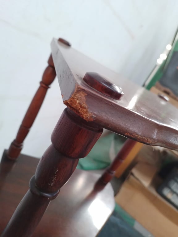 Four- Tier Wooden Corner Shelf