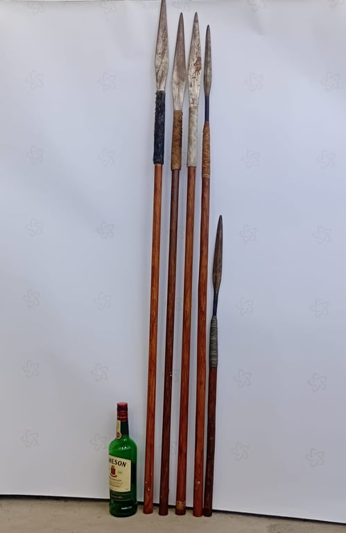 Joblot Of  Traditional African Spears