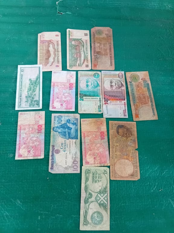 Joblot Of Various Banknotes From Different Countries