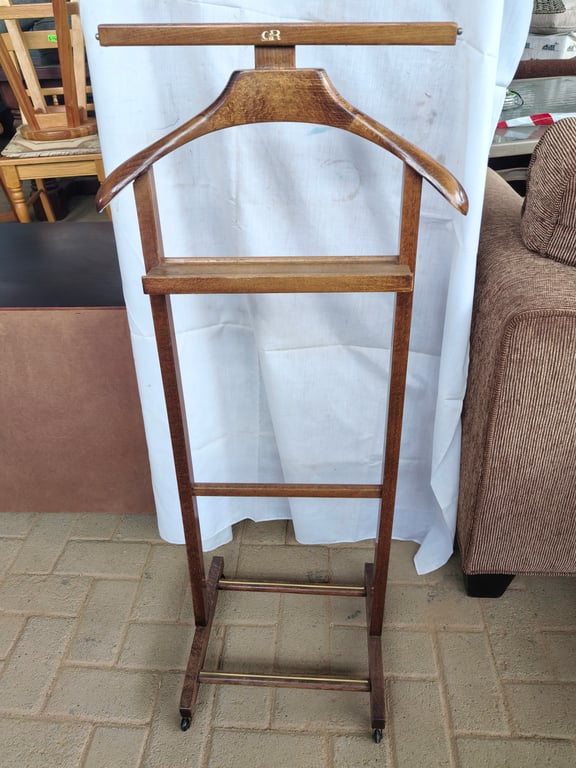 Wooden Dumb Valet on Castors