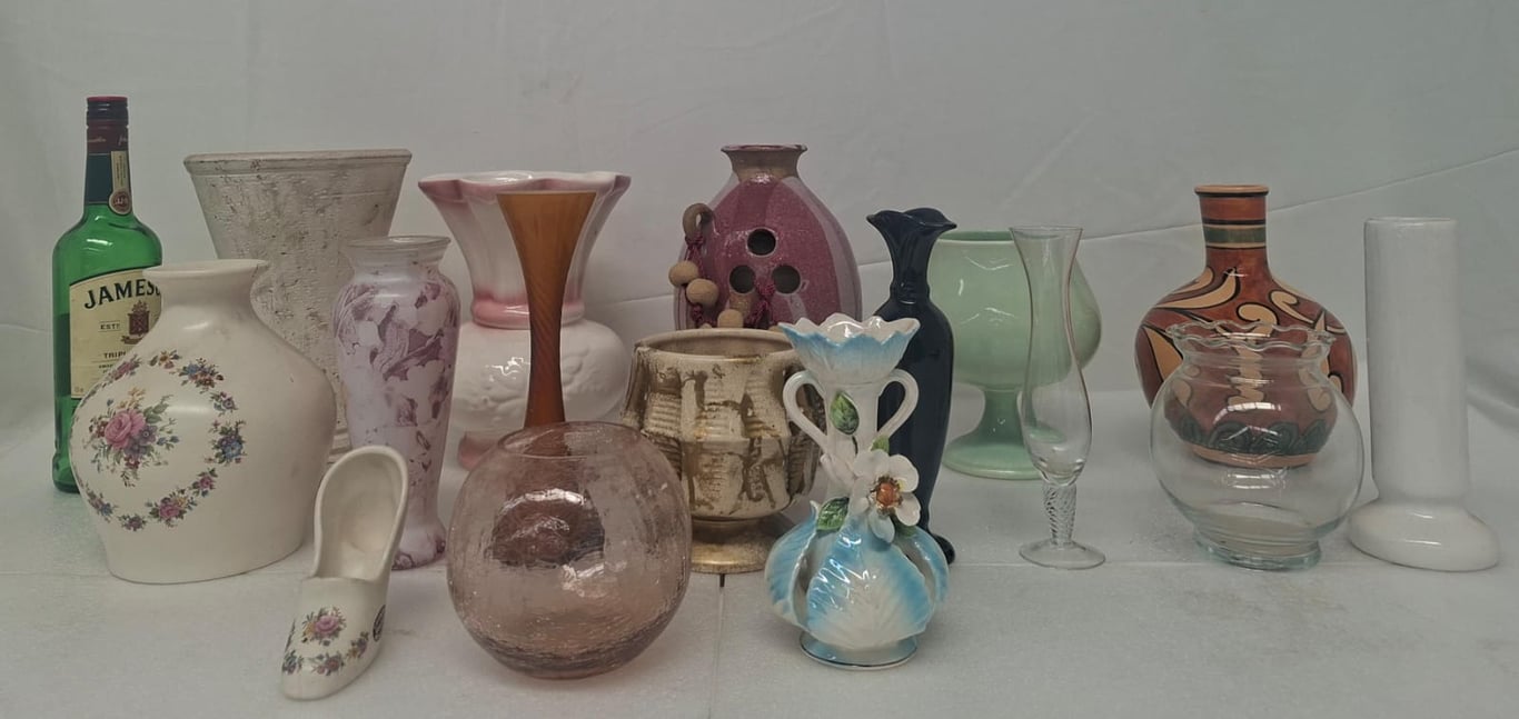 Collection of Various Vases