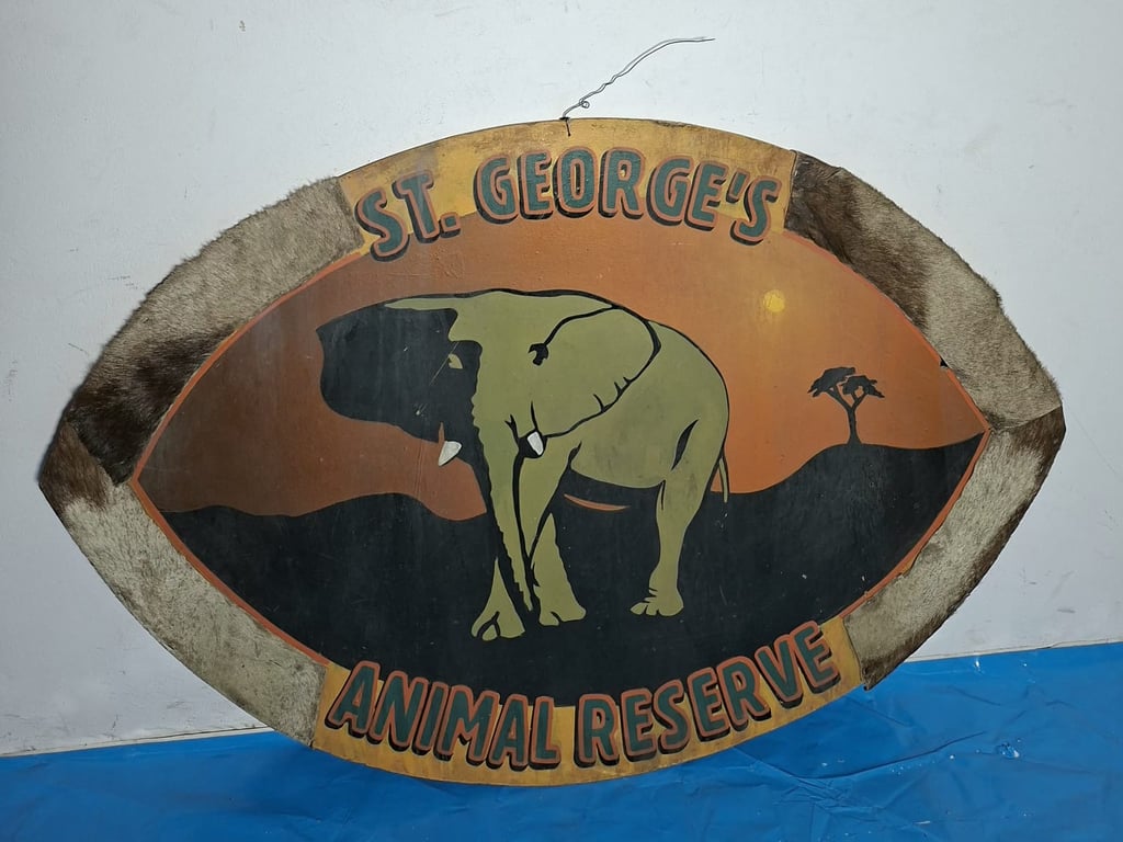 St. George’s Animal Reserve Elephant Wall Plaque