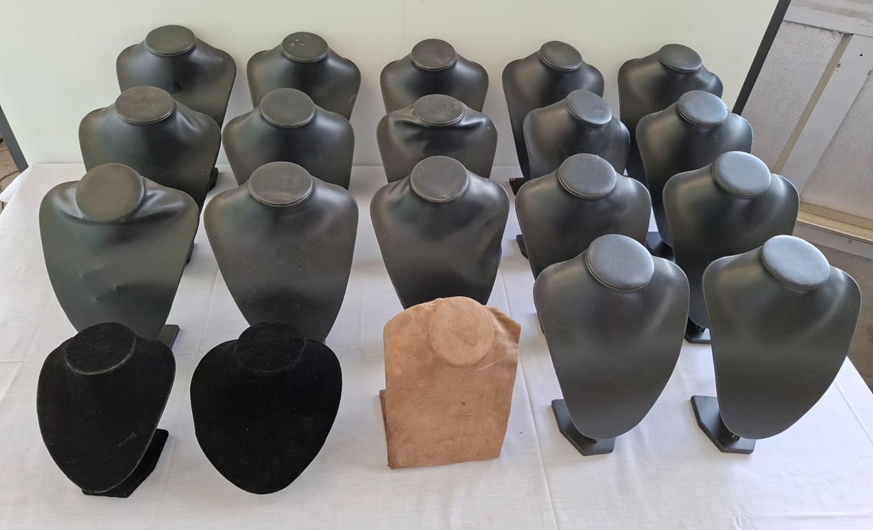 Collection of Jewellery Display Bust Stands