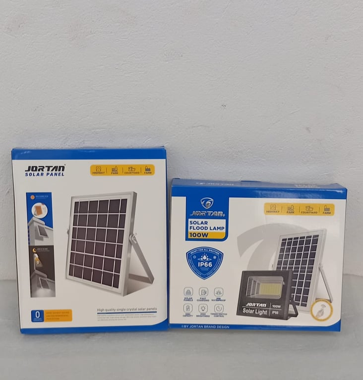 Jortan Solar Flood Lamp