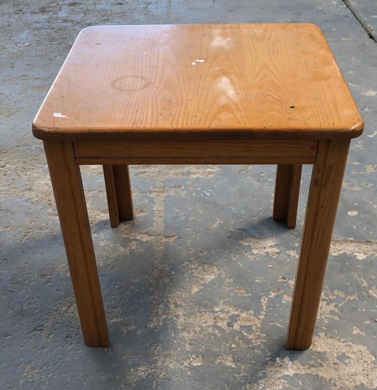 Small wooden table