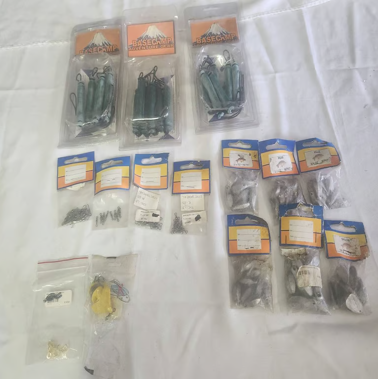 MB 6-12 Assorted Fishing and Camping Gear