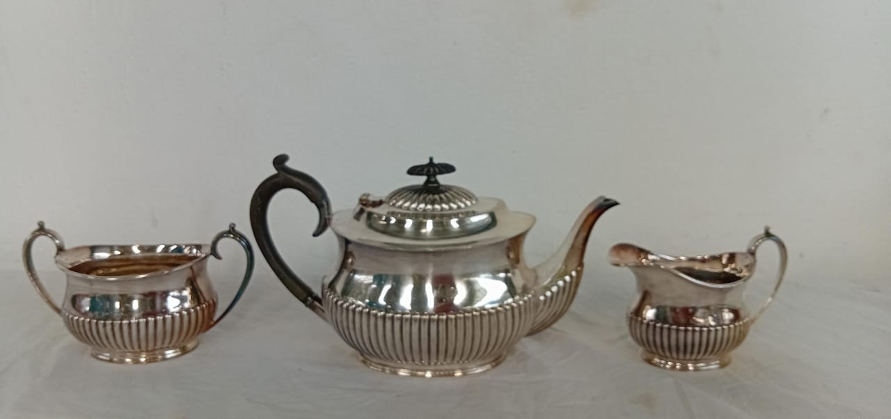 3 Piece Silver Plated Tea Set