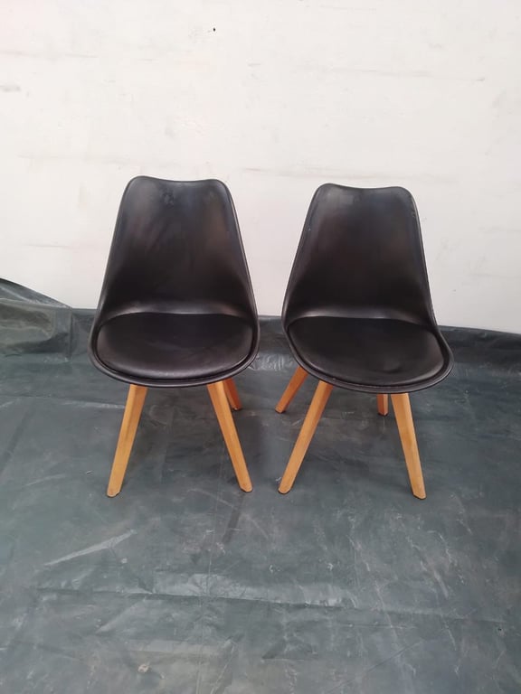 Padded Dining Chairs x 2
