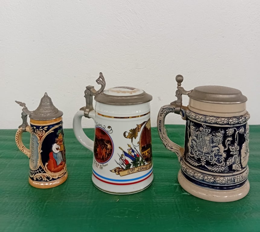 Traditional German Beer Steins
