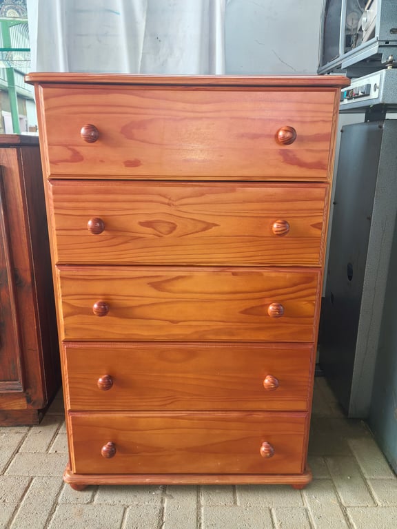 Solid Pine Chest of Drawers