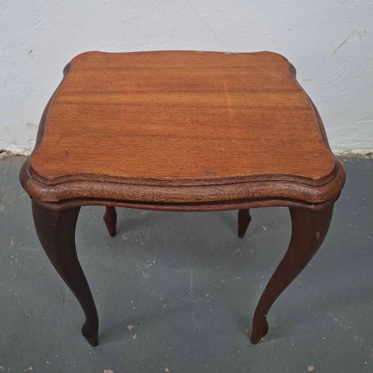 Vintage Queen Anne Style Side Table