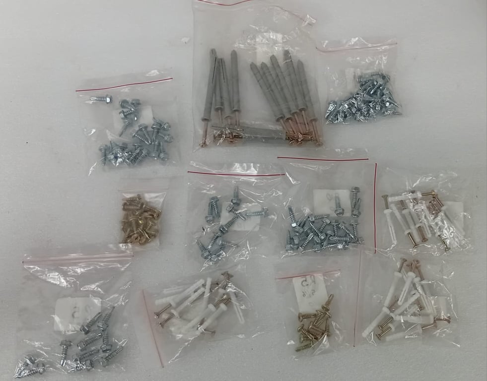 Joblot of Screws & Fasteners