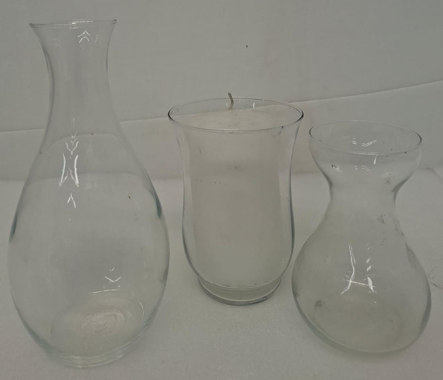 2 x Carafes & 1 Candle Holder