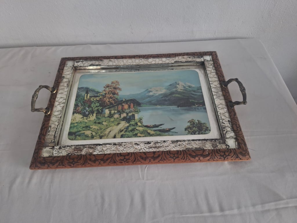 Vintage Serving Tray / Frame